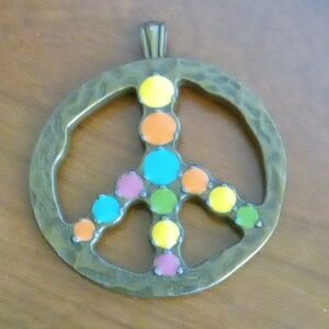 Peace Sign Pendant